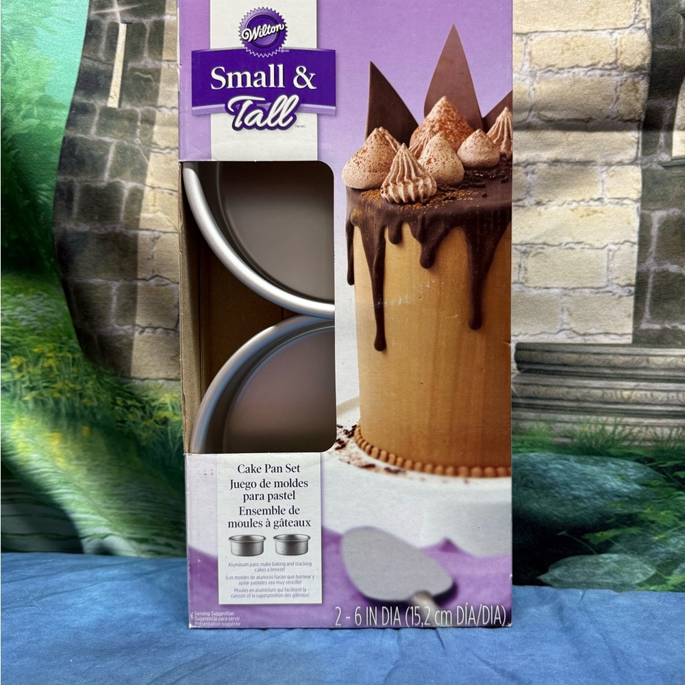 Wilton Small & Tall Cake Pan Set - Silver